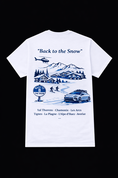 T-shirt Back to the snow